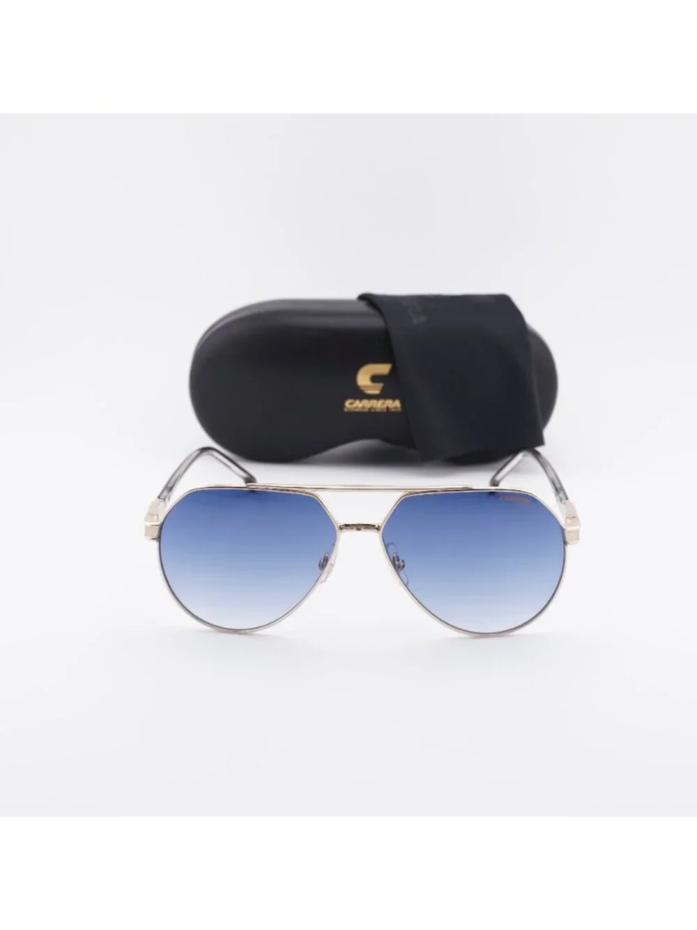 CARRERA 1067/S 0J5G 08 Aviator Sunglasses - Gold / Blue